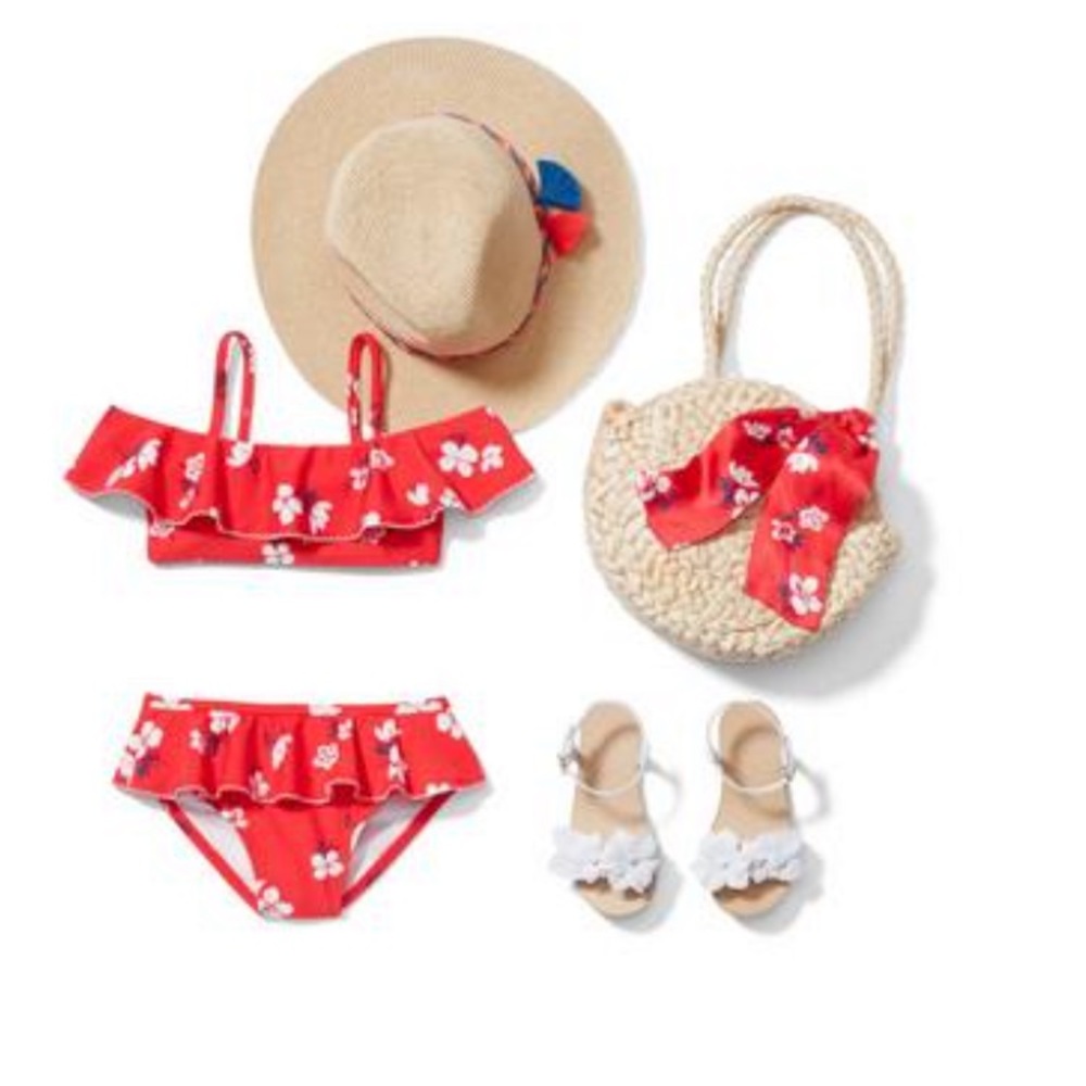 Janie and Jack Bikini Flower Island - Picture 3 of 3